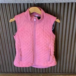Pink quilted outback trading company vest